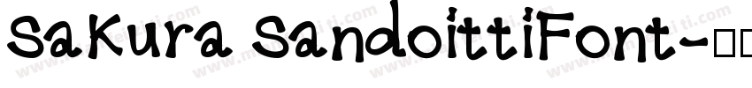 SaKura SandoittiFont字体转换